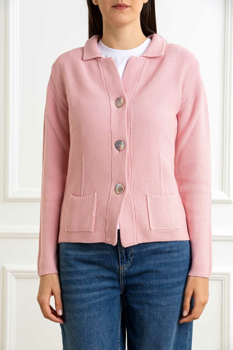 YOU GET IT-MAGLIA GIACCA TU-PRE355651 ROSA M