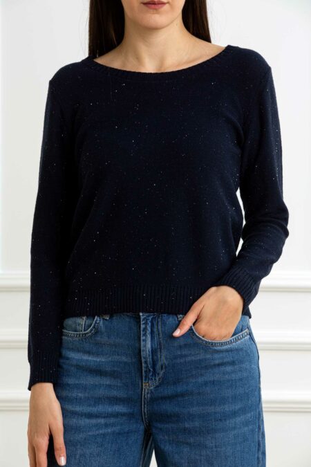 YOU GET IT-MAGLIA LUREX-PRE355691 NERO S