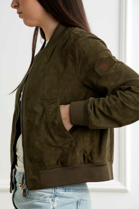PEUTEREY-GIUBBINO SUEDE DONNA-PYCHOISYASUEDE01 VERDE 46