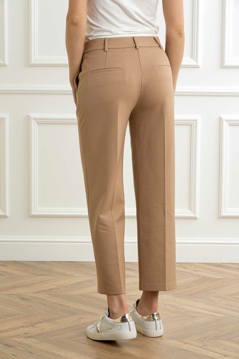 PEUTEREY-PANTALONE ELASTICIZZATO-PYCOLLJE ECRU 44