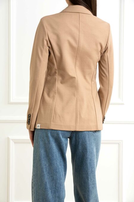 PEUTEREY-GIACCA JERSEY-PYGRIMSEYJE ECRU 44