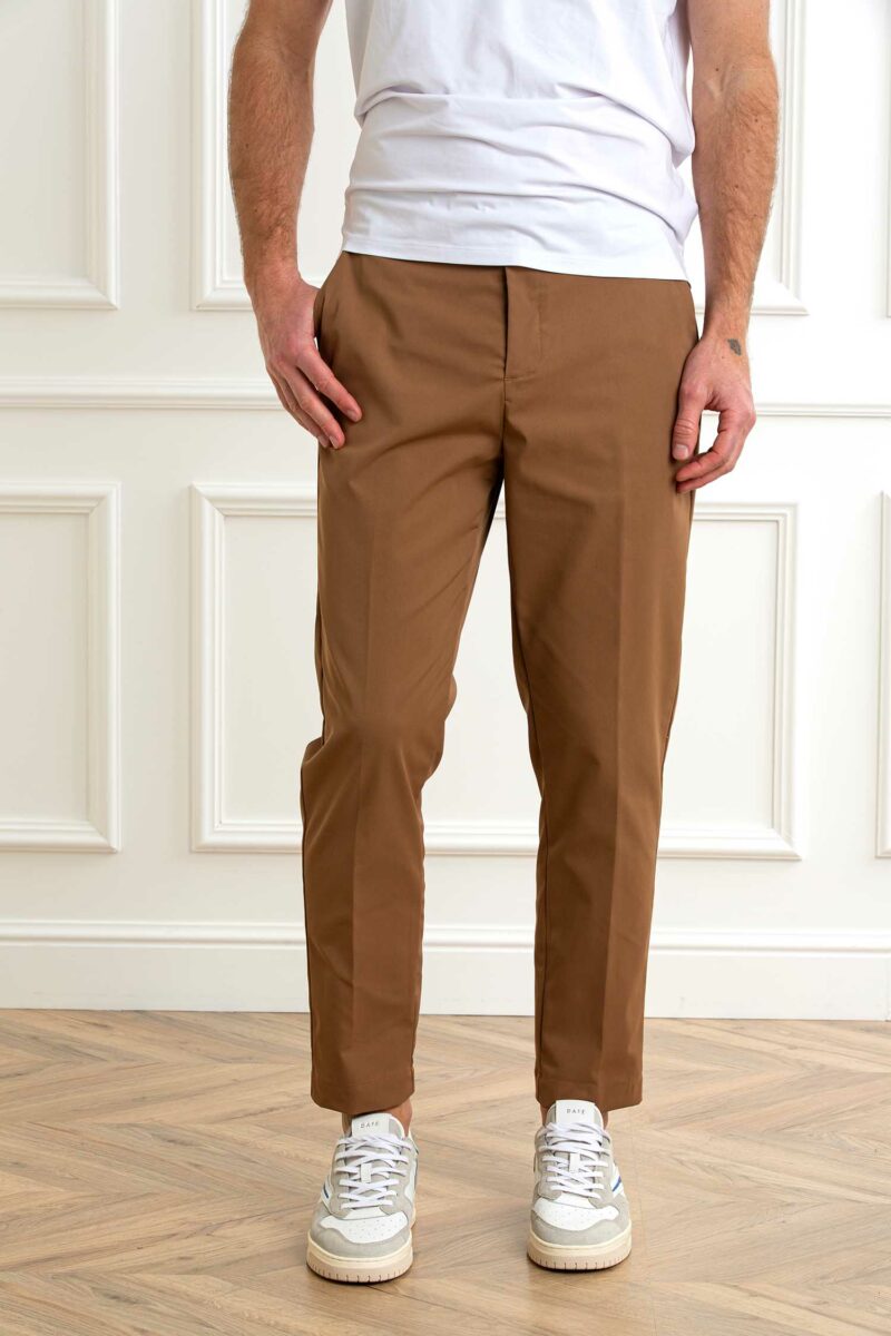 PEUTEREY-PANTALONE UOMO-PYHEBRIDESGA CAMMELLO 52