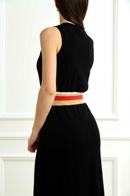 QUILISIA-ABITO IN MAGLIA-QUSC2506 NERO 46
