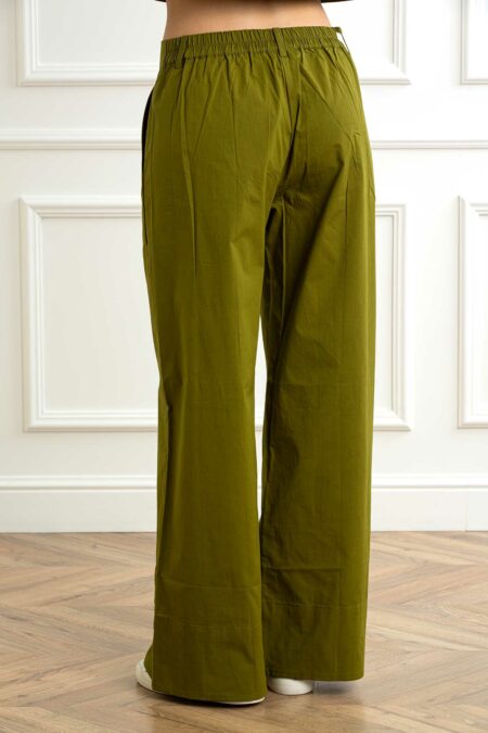 QUILISIA-PANTALONE LARGO-QUSL2562 VERDE 46