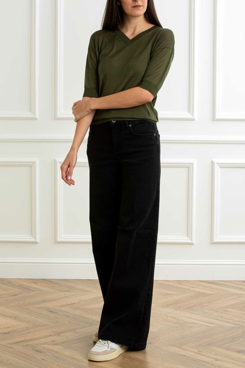 QUILISIA-MAGLIA V-QUSS2554 VERDE 44