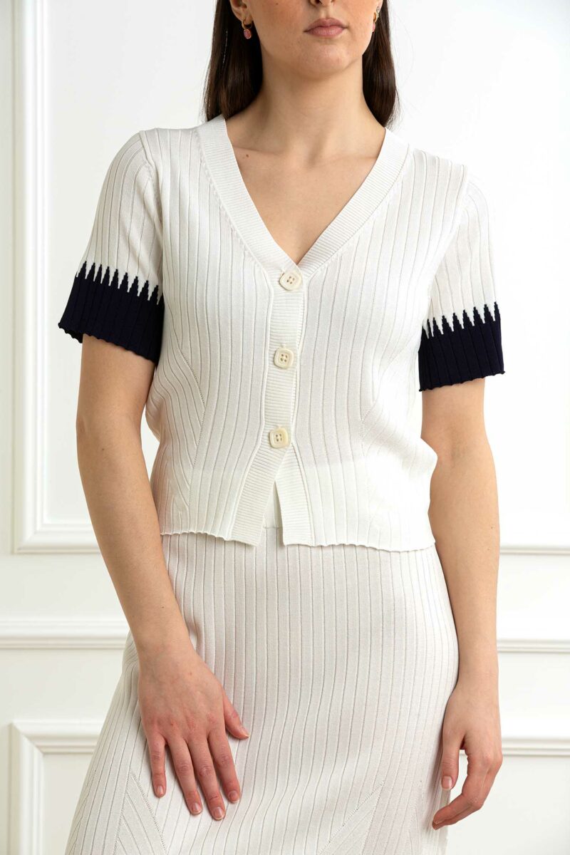 QUILISIA-CARDIGAN-QUSV2531 BIANCO 46