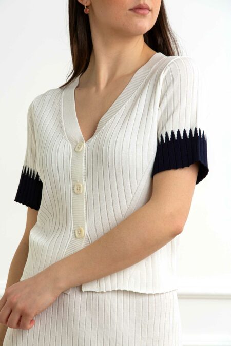 QUILISIA-CARDIGAN-QUSV2531 BIANCO 46