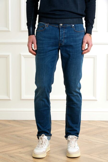 RE-HASH-JEANS RUBENS-B UOMO-RHP015BJ82D584 DENIM 38