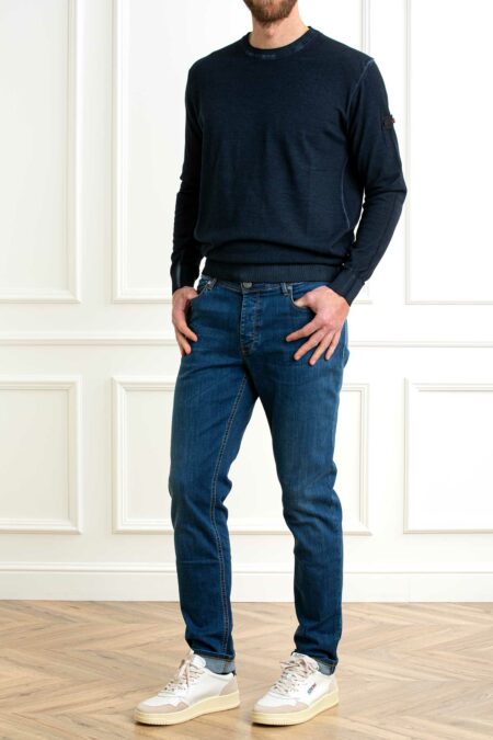 RE-HASH-JEANS RUBENS-B UOMO-RHP015BJ82D584 DENIM 38