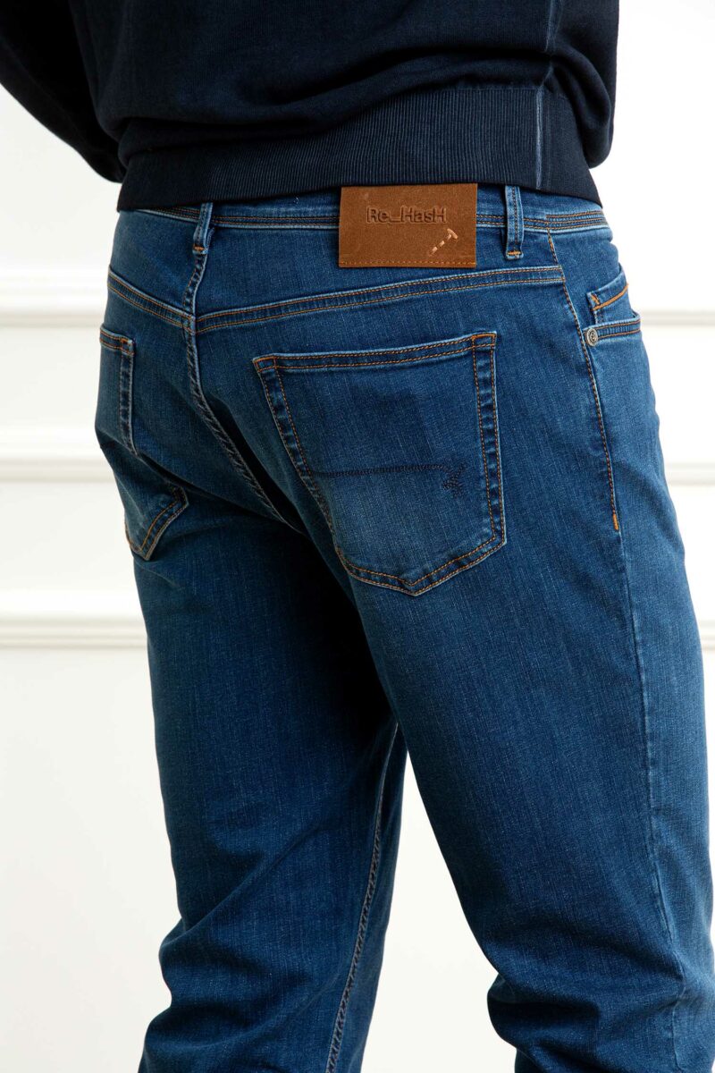 RE-HASH-JEANS RUBENS-B UOMO-RHP015BJ82D584 DENIM 38