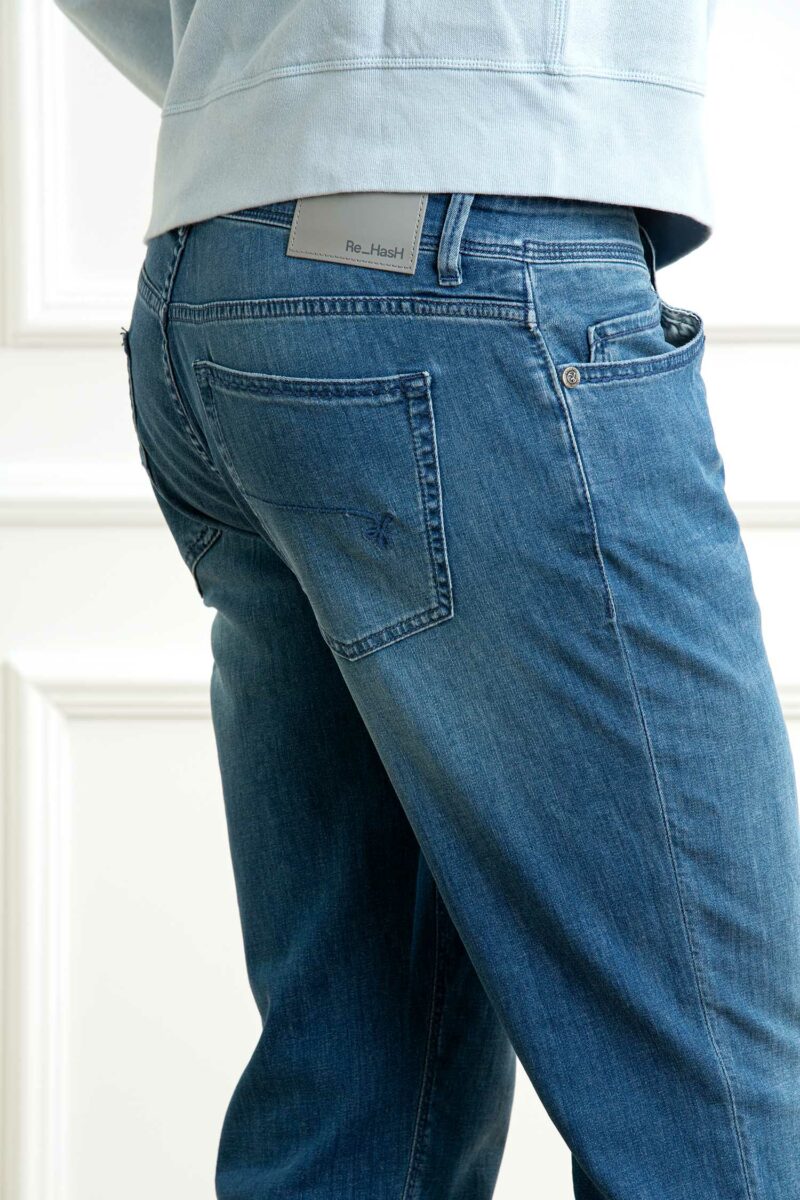 RE-HASH-JEANS RUBENS-Z UOMO-RHP015RP2D589 DENIM 40