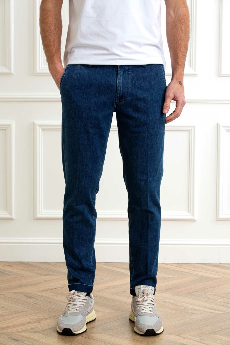 RE-HASH-JEANS MUCHA DENIM UOMO-RHP249DKZ2D543 DENIM 36