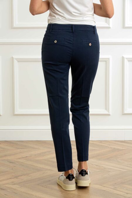 RE-HASH-PANT. GLORIA-CAPRI chinos donna-RHP366DJM2U046 BLUE 32