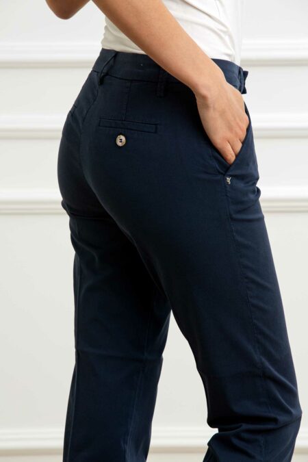 RE-HASH-PANT. GLORIA-CAPRI chinos donna-RHP366DJM2U046 BLUE 32