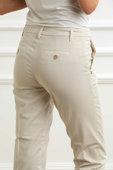 RE-HASH-PANT. GLORIA-CAPRI chinos donna-RHP366DJM2U046 CREMA 30
