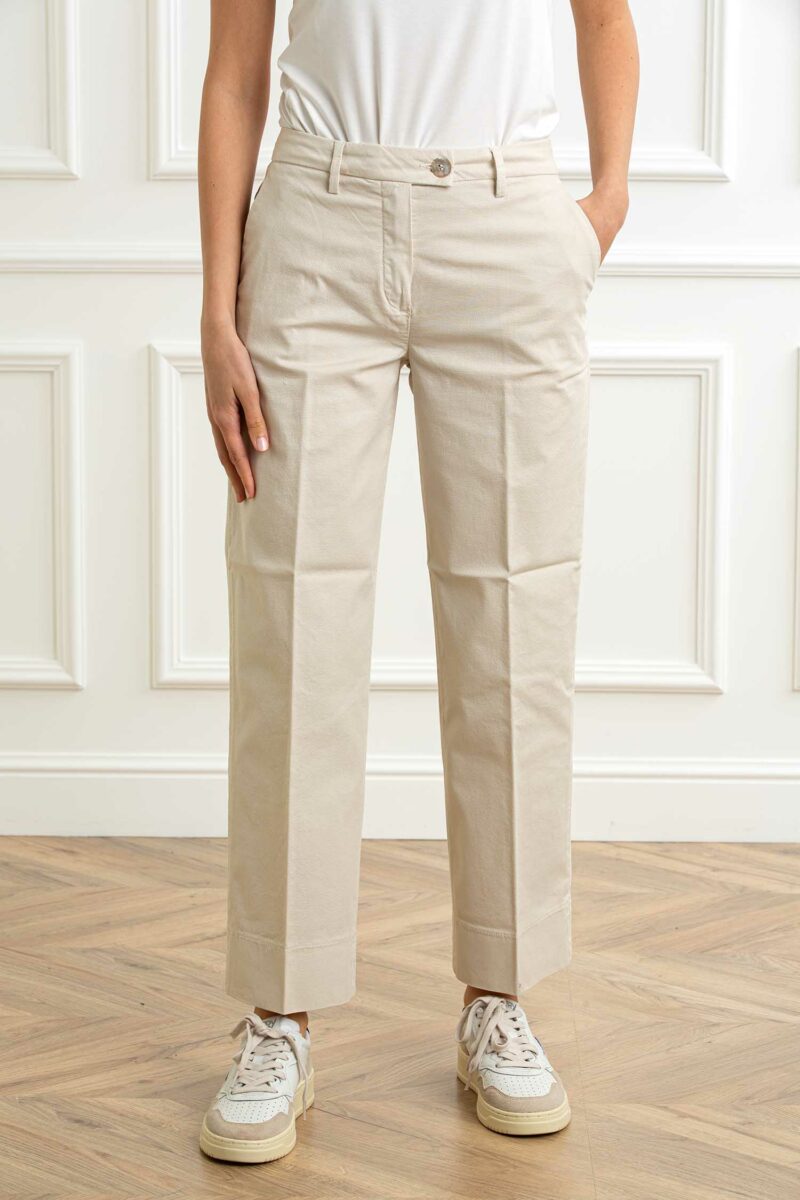 RE-HASH-PANT. NELLY chinos donna-RHP390JM0A632 CREMA 29