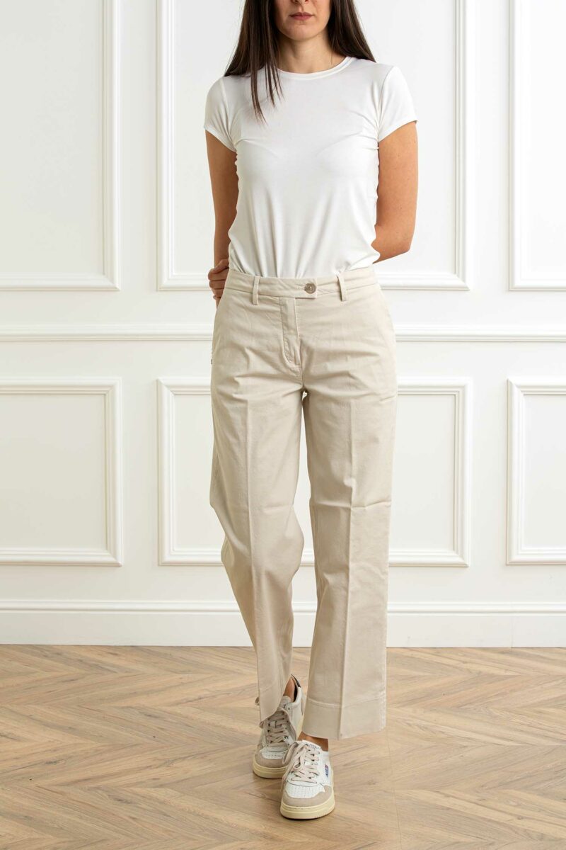 RE-HASH-PANT. NELLY chinos donna-RHP390JM0A632 CREMA 29