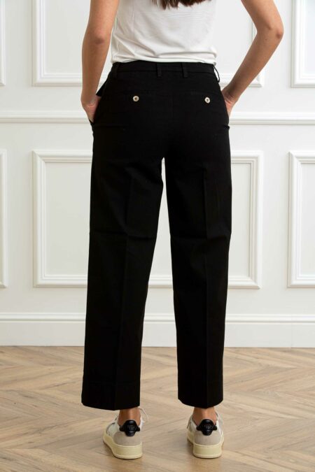 RE-HASH-PANT. NELLY chinos donna-RHP390JM0A632 NERO 30