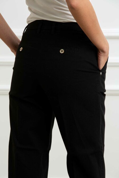 RE-HASH-PANT. NELLY chinos donna-RHP390JM0A632 NERO 30