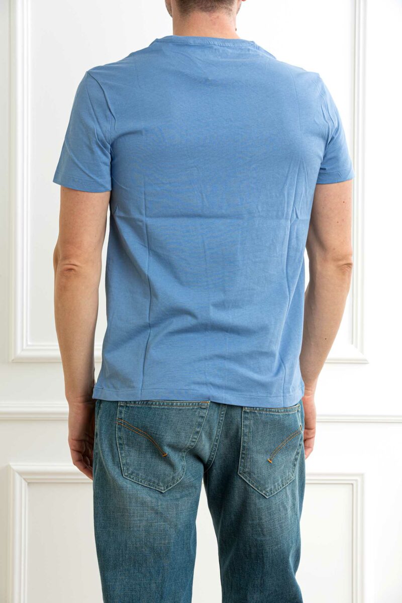 RALPH LAUREN-T-SHIRT M/M JERSEY-RL671438P5 BLU XXL