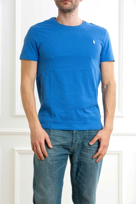 RALPH LAUREN-T-SHIRT M/M JERSEY-RL671438P5 BLUE XXL