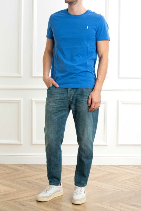 RALPH LAUREN-T-SHIRT M/M JERSEY-RL671438P5 BLUE XXL
