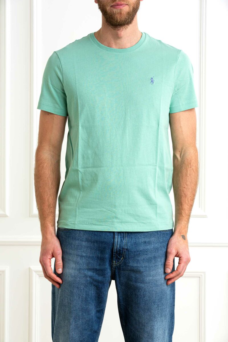 RALPH LAUREN-T-SHIRT M/M JERSEY-RL671438P5 CELADON XL