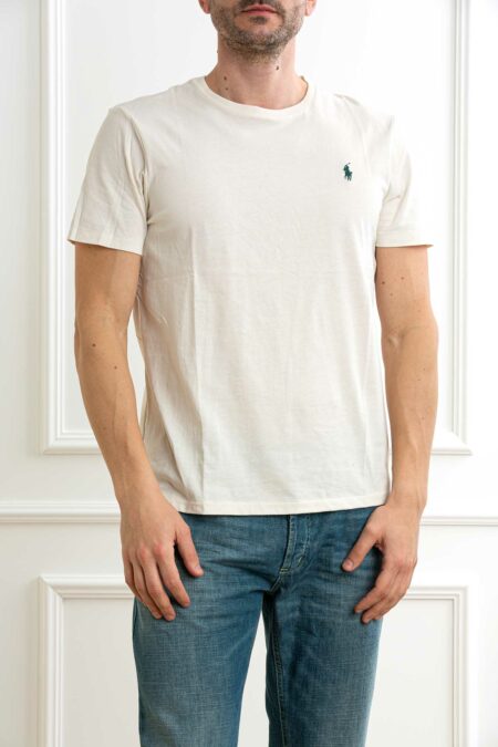 RALPH LAUREN-T-SHIRT M/M JERSEY-RL671438P5 CREAM XXL