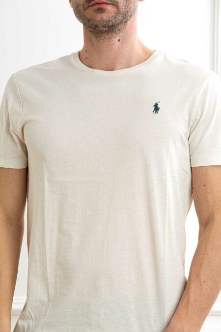 RALPH LAUREN-T-SHIRT M/M JERSEY-RL671438P5 CREAM XXL