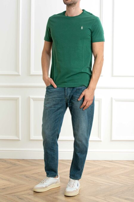 RALPH LAUREN-T-SHIRT M/M JERSEY-RL671438P5 GREEN XL