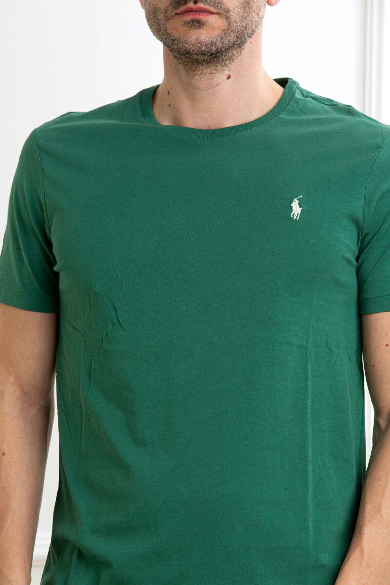 RALPH LAUREN-T-SHIRT M/M JERSEY-RL671438P5 GREEN XL