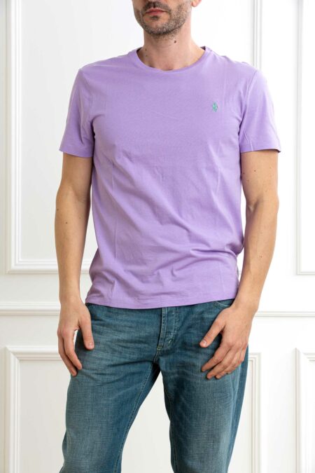 RALPH LAUREN-T-SHIRT M/M JERSEY-RL671438P5 LILAC XXL