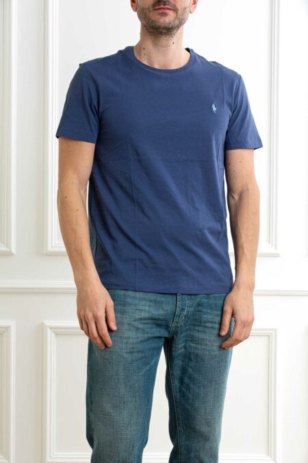 RALPH LAUREN-T-SHIRT M/M JERSEY-RL671438P5 NAVY XXL