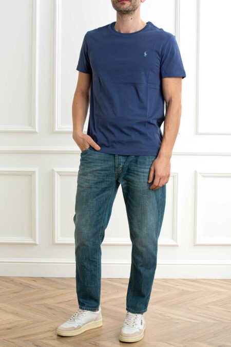 RALPH LAUREN-T-SHIRT M/M JERSEY-RL671438P5 NAVY XXL