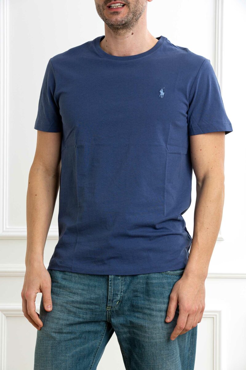 RALPH LAUREN-T-SHIRT M/M JERSEY-RL671438P5 NAVY XXL