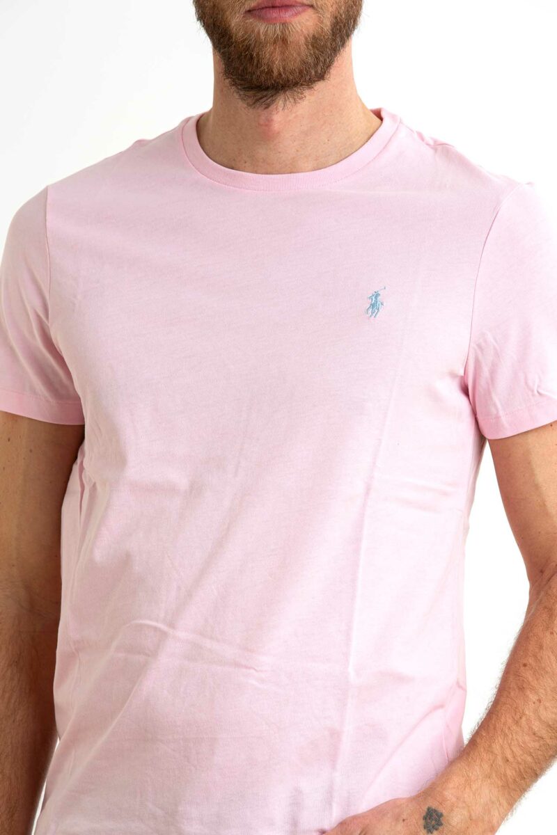 RALPH LAUREN-T-SHIRT M/M JERSEY-RL671438P5 PINK XL