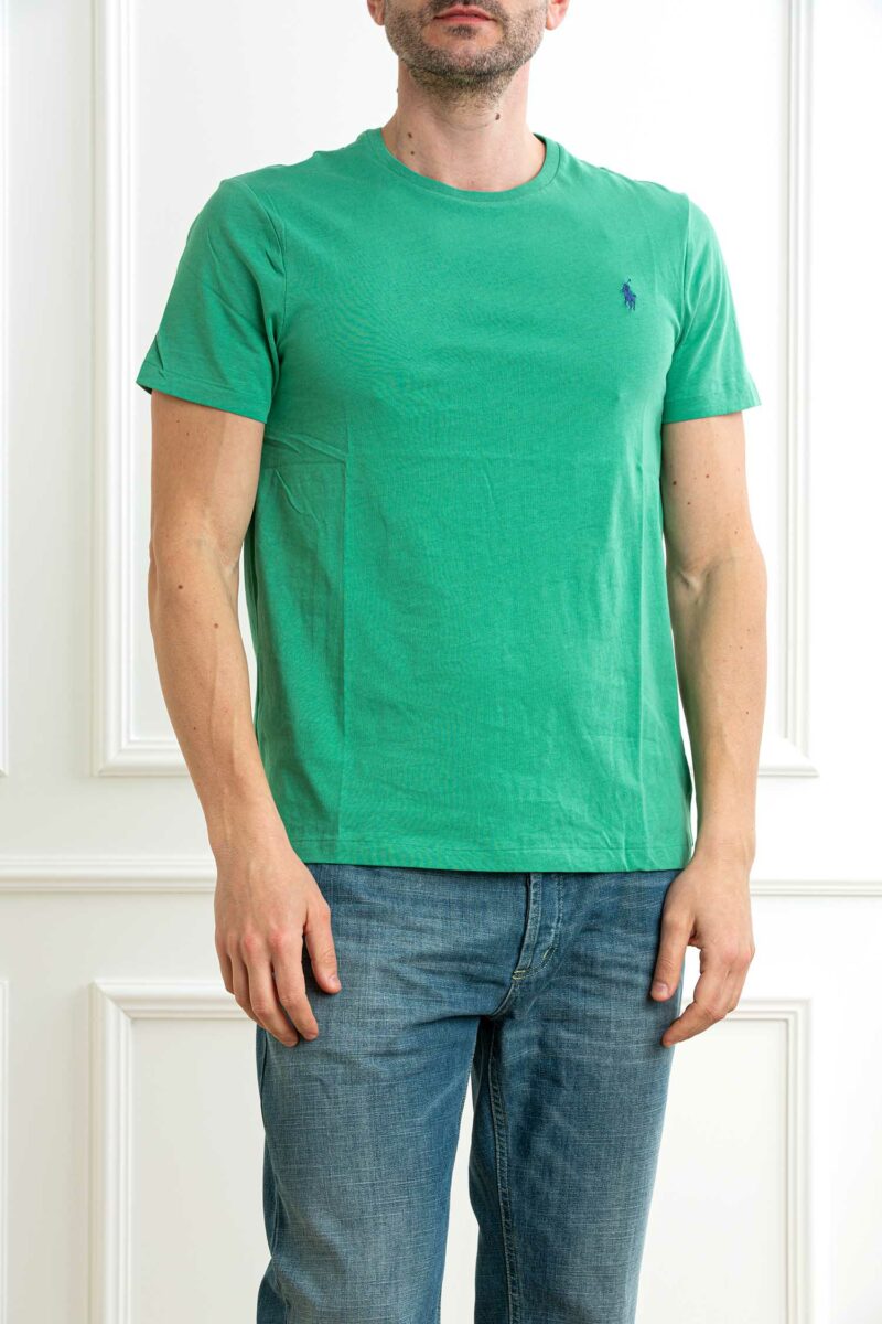 RALPH LAUREN-T-SHIRT M/M JERSEY-RL671438P5 RAFTGREEN XXL