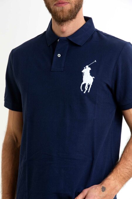 RALPH LAUREN-POLO M/M CUSTOM SLIM FIT BIG PONY-RL688969 NAVY XL