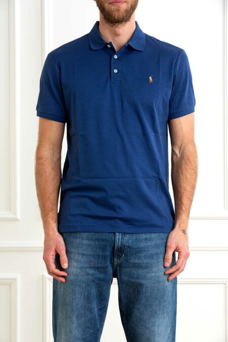 RALPH LAUREN-POLO M/M SLIM FIT SOFT COTTON-RL704319P5 BLUE XXL