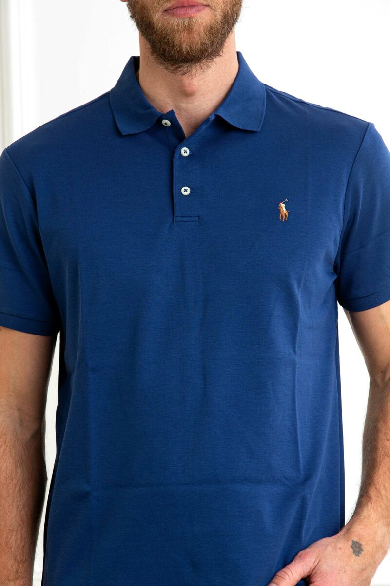 RALPH LAUREN-POLO M/M SLIM FIT SOFT COTTON-RL704319P5 BLUE XXL