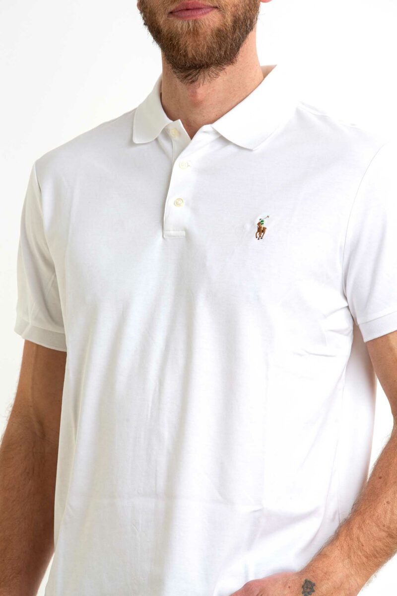 RALPH LAUREN-POLO M/M CUSTOM FIT SOFT COTTON-RL713130P5 WHITE XXL