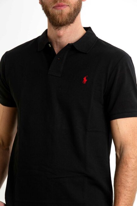 RALPH LAUREN-POLO UOMO SLIM-RL795080P5 BLACK M