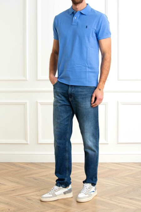 RALPH LAUREN-POLO UOMO SLIM-RL795080P5 BLUE XXL