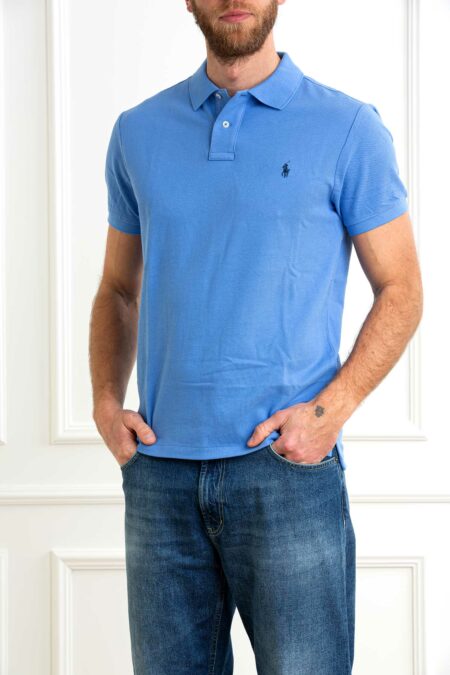 RALPH LAUREN-POLO UOMO SLIM-RL795080P5 BLUE XXL