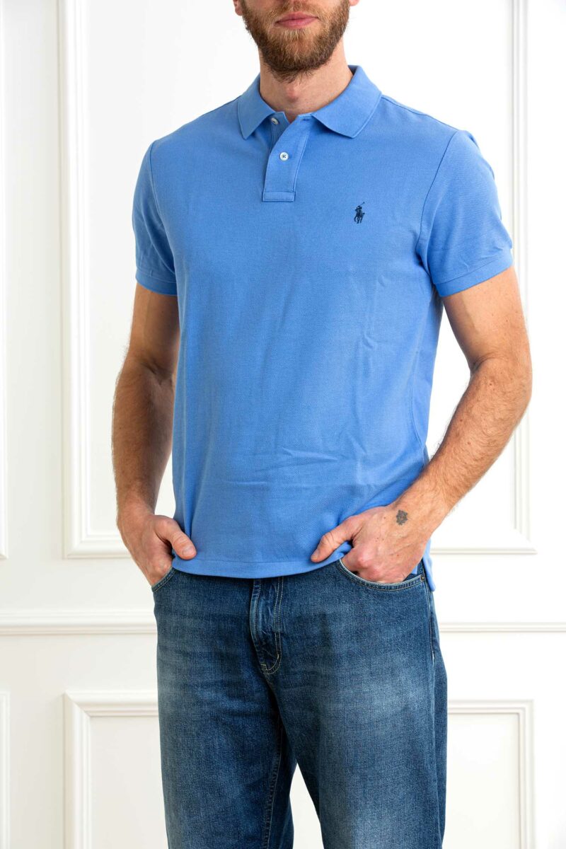 RALPH LAUREN-POLO UOMO SLIM-RL795080P5 BLUE XXL