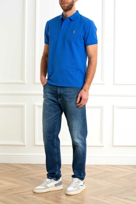 RALPH LAUREN-POLO UOMO SLIM-RL795080P5 IRIS XL