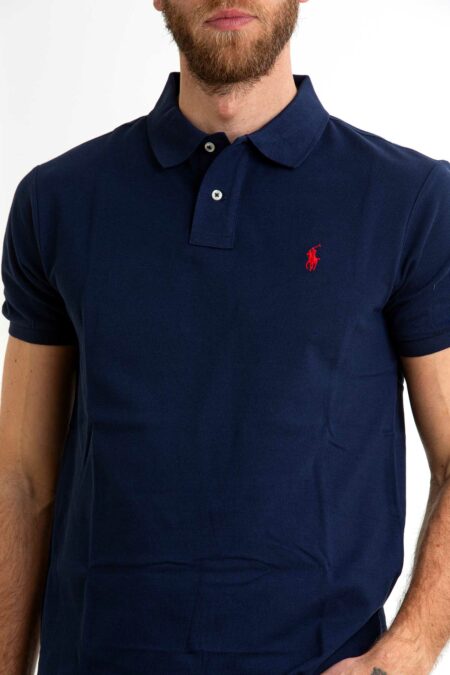 RALPH LAUREN-POLO UOMO SLIM-RL795080P5 NAVY XXL