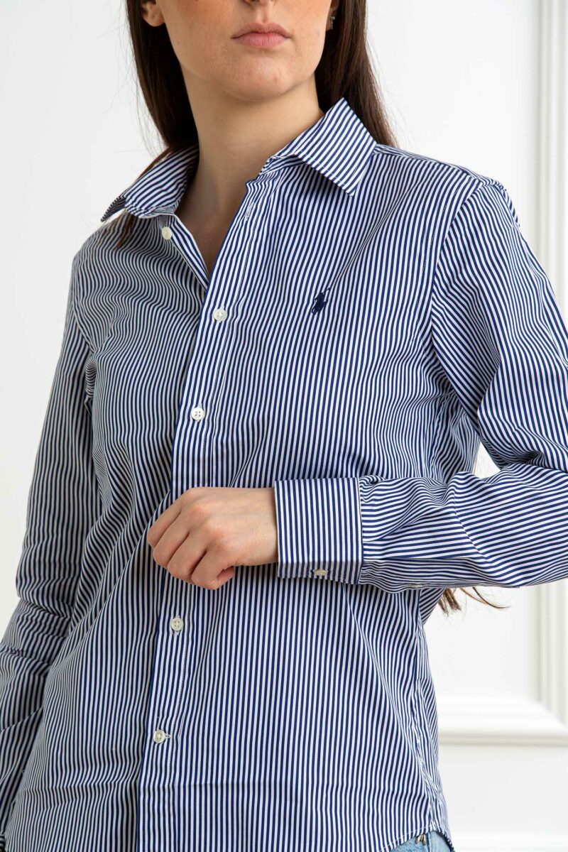 RALPH LAUREN-CAMICIA DONNA M/L-RL891379P5 ROYAL 8