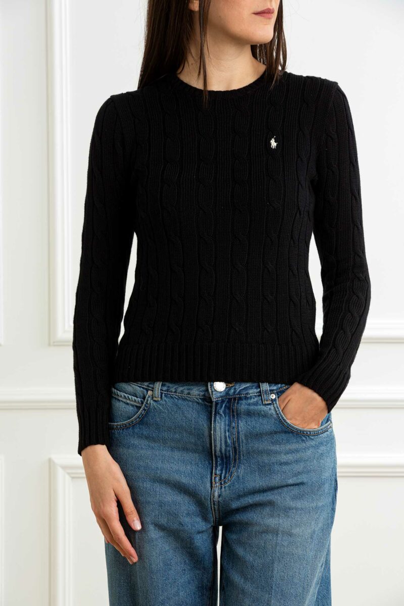 RALPH LAUREN-MAGLIA JULIANNA-RL891640P5 BLACK XS