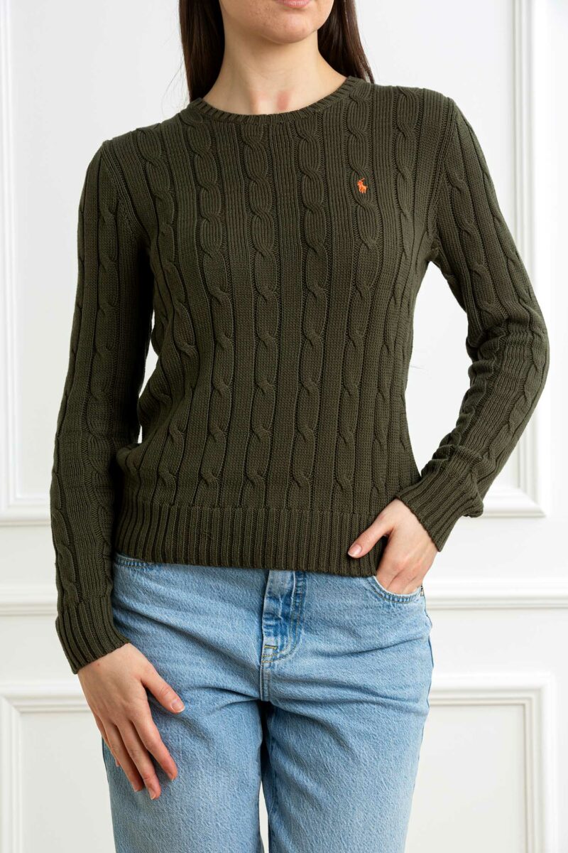 RALPH LAUREN-MAGLIA JULIANNA-RL891640P5 OLIVE S